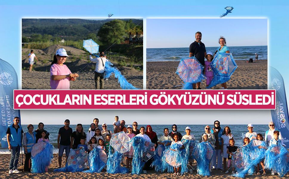 Karasu SGM’de yaz atölyeleri uçurtma şenliğiyle renklendi