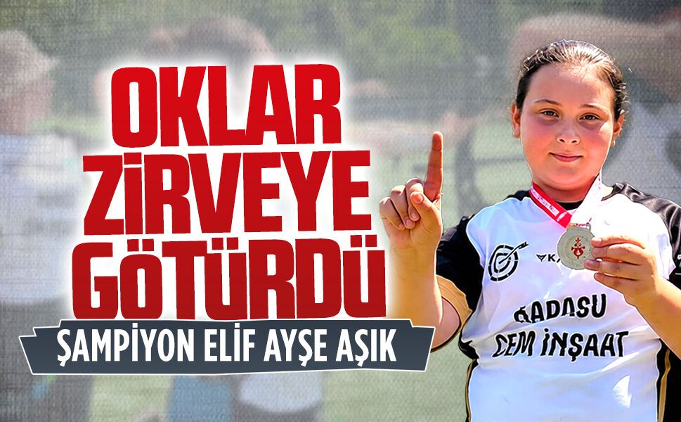 Genç okçu Elif Ayşe Aşık’tan şampiyonluk gururu