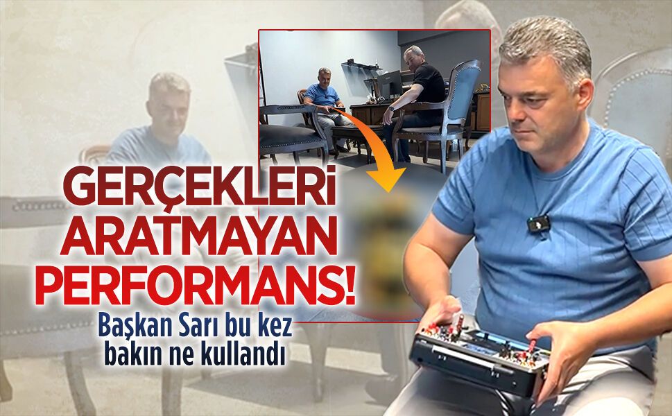 Başkan Sarı kumandayı eline aldı, koltuğu yerinden oynattı