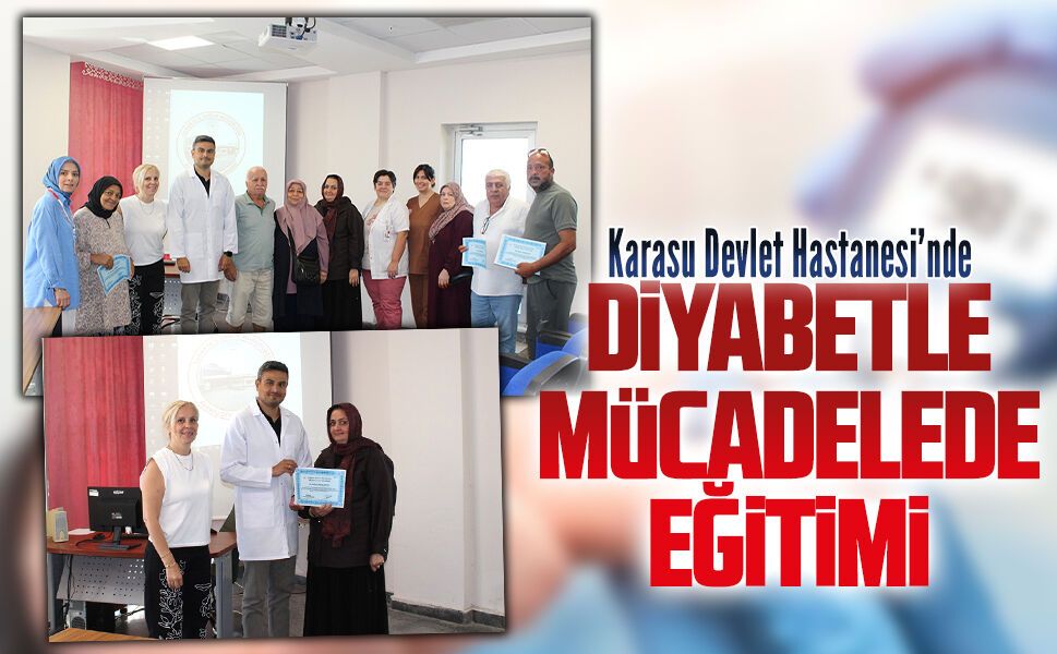 Karasu Devlet Hastanesi Diyabet Okulu’nda hastalara yol haritası anlatıldı