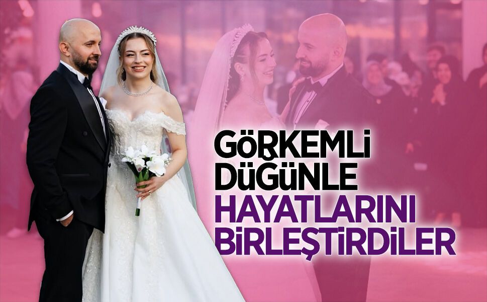 Ece ve Sercan görkemli düğünle dünyaevine girdi