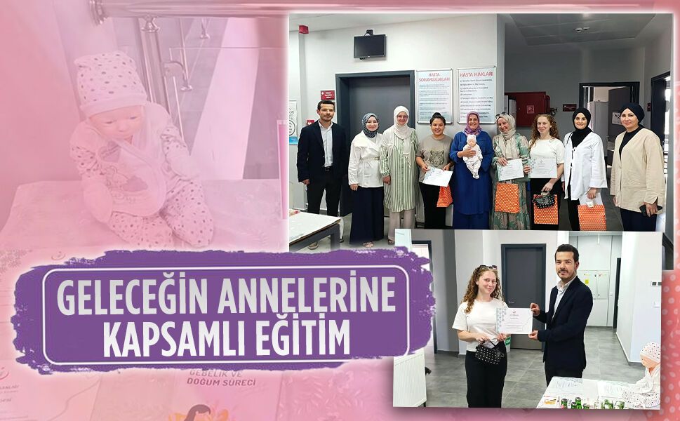 Karasu’da anne adaylarına kapsamlı gebe okulu eğitimi