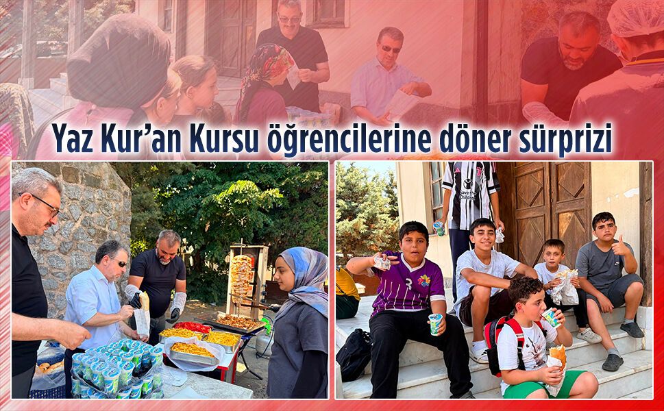 Yaz Kur’an Kursu öğrencilerine döner sürprizi