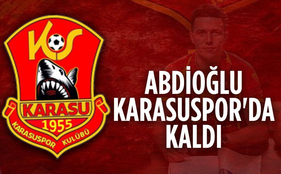 Alparslan Abdioğlu Karasuspor'da kaldı