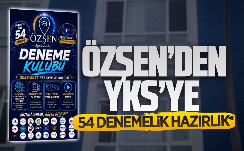 Özşen’den YKS’ye 54 denemelik hazırlık