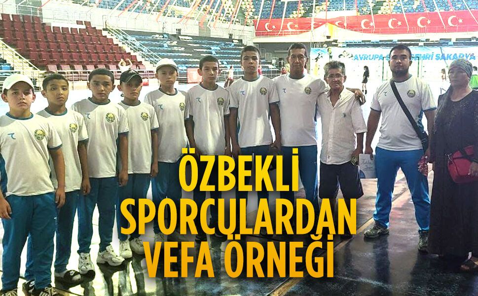 Özbek sporculara Karasu’da sıcak karşılama