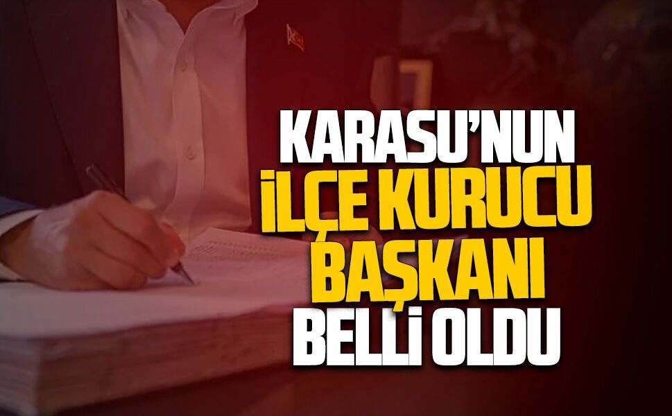 Genel Başkan Özgür Özel, Yeni Parti Karasu İlçe Kurucu Başkanı’nı atadı
