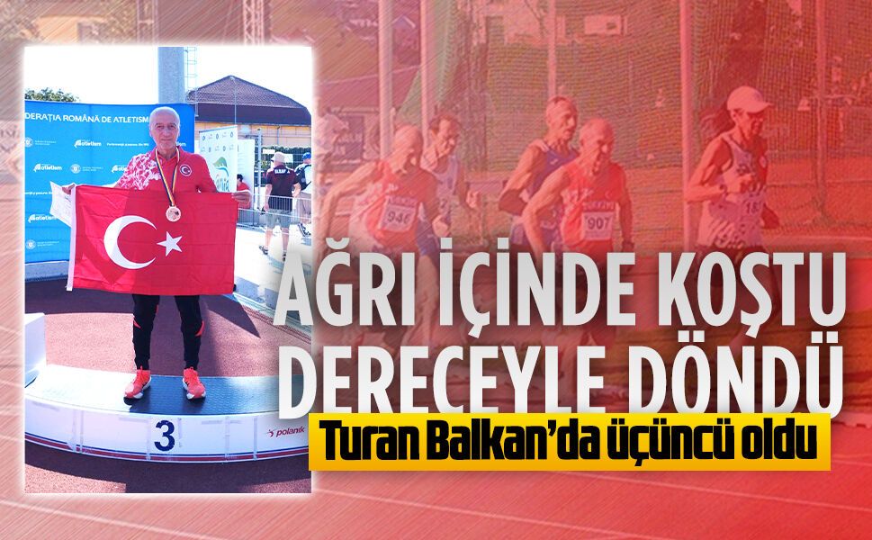 Ali Turan’dan Balkan Şampiyonası’nda üçüncülük