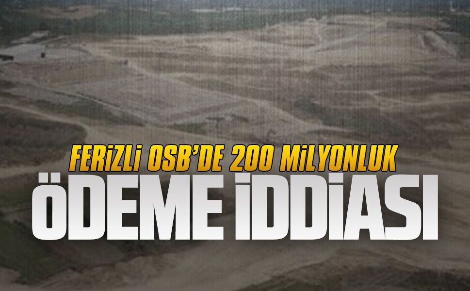 Ferizli OSB’de 200 milyonluk ödeme iddiası