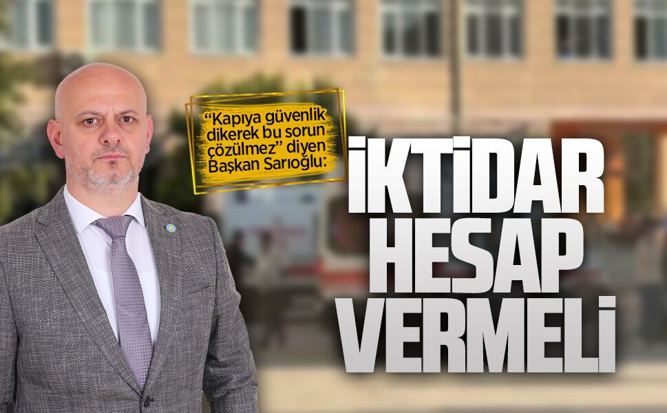 Başkan Sarıoğlu, Manisa’da yaşanan olayın ardından açıklamada bulundu