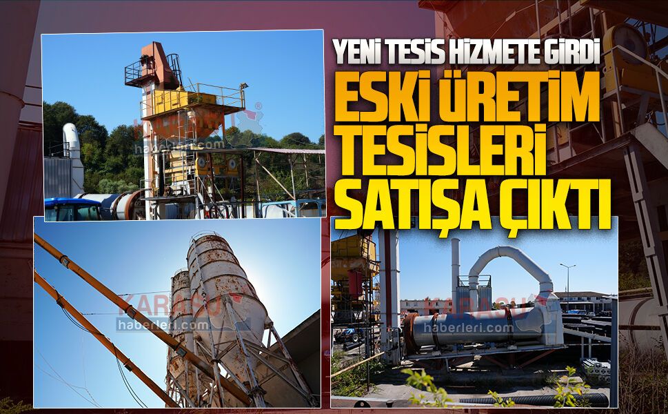 Karasu Belediyesi eski üretim tesislerini satışa çıkardı