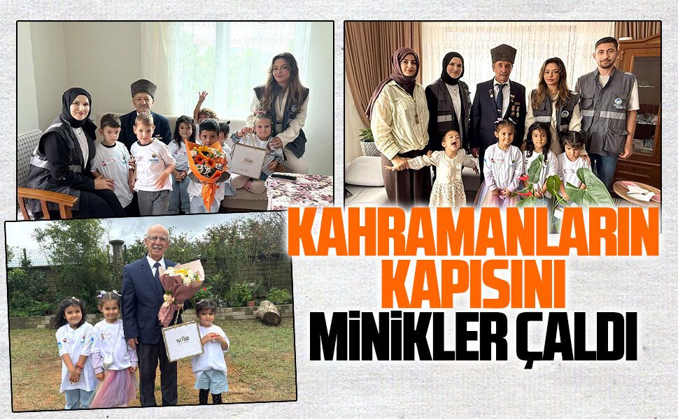 Karasulu SGM’li miniklerden gazilere anlamlı ziyaret
