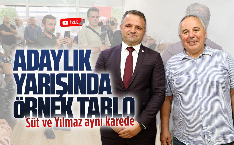 Aykut Süt ve Sabahattin Yılmaz, adaylık açıklaması programında bir araya geldi