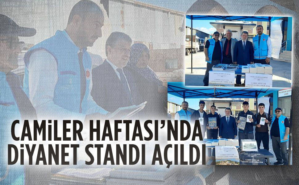 Camiler Haftası’nda Diyanet standı açıldı