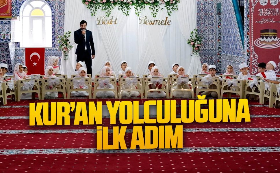 Fatih Camii 4-6 Yaş Kur’an Kursu’nda Bed-i Besmele programı