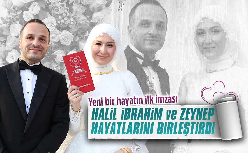 Halil İbrahim İnce ve Zeynep Koç dünyaevine girdi