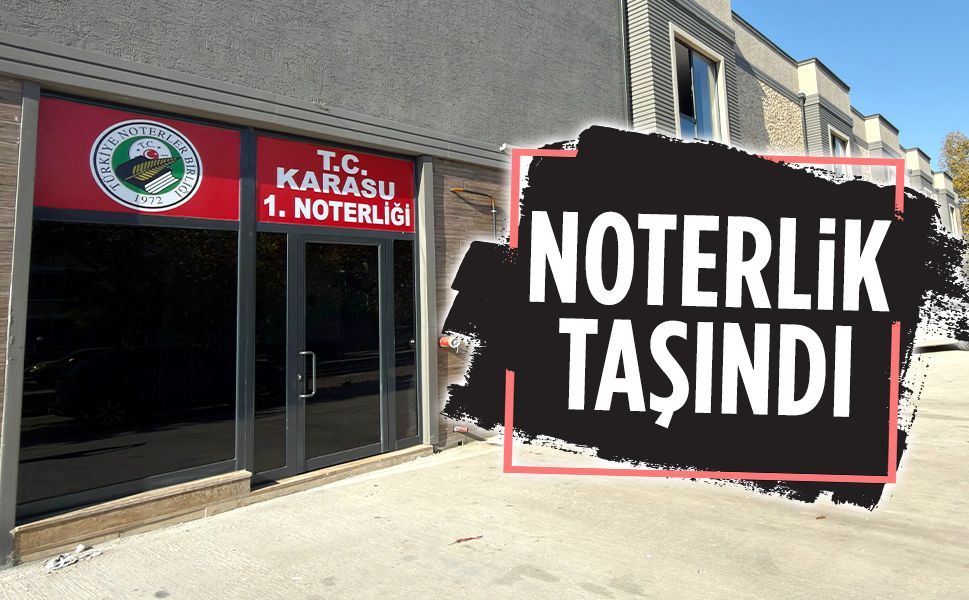 Karasu 1.Noterliği yeni binasında hizmete başladı