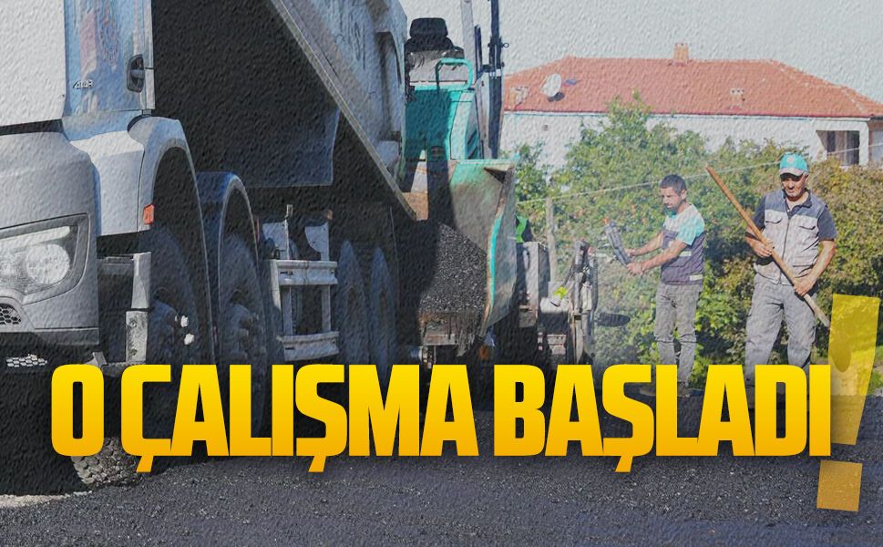 Kuzuluk’ta sıcak asfalt çalışmaları başladı