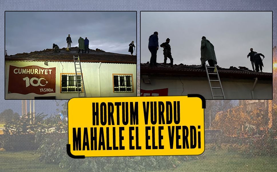 Hortumun zarar verdiği Karasu İlkokulu için dayanışma