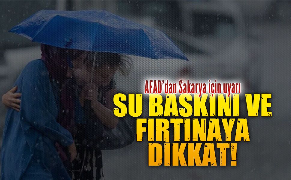 Karasu’da 5 gün boyunca yağış ve fırtına bekleniyor
