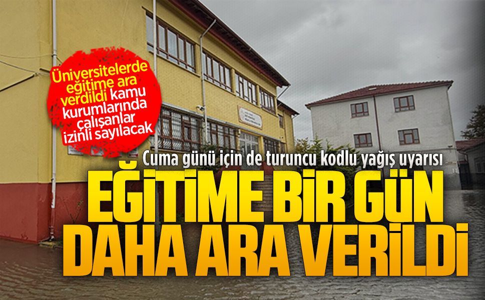 Sakarya’da eğitime bir gün daha ara verildi