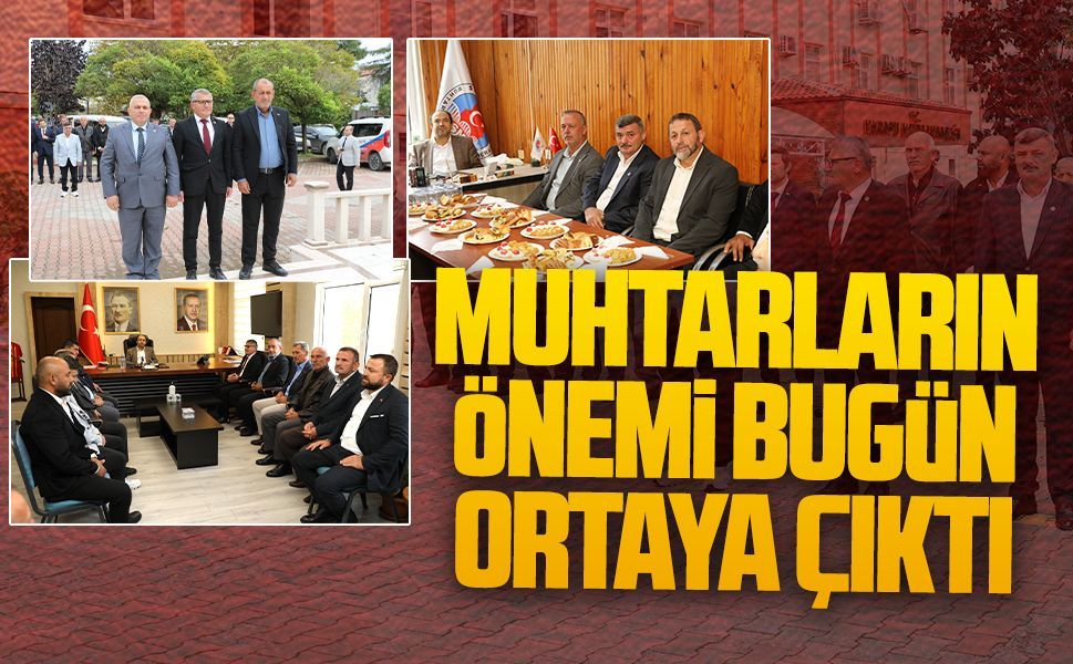 Karasu’da Muhtarlar Günü törenle kutlandı