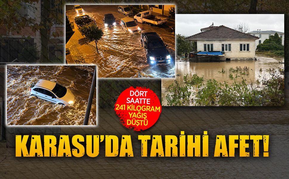 Karasu’da tarihi afet