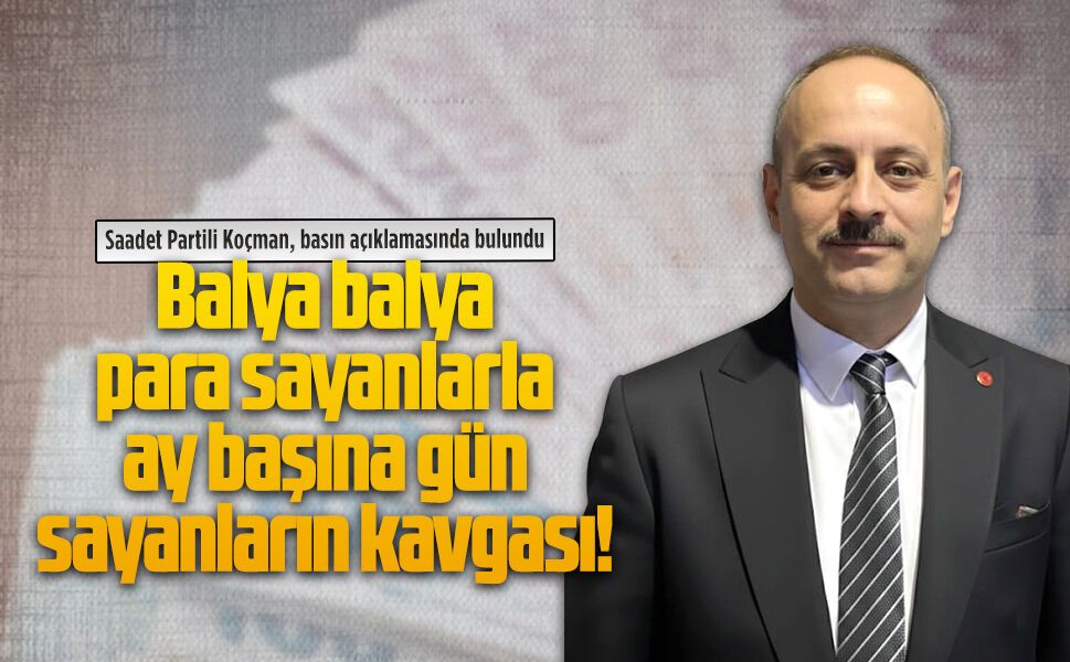 Saadet Partili Koçman, basın açıklamasında bulundu