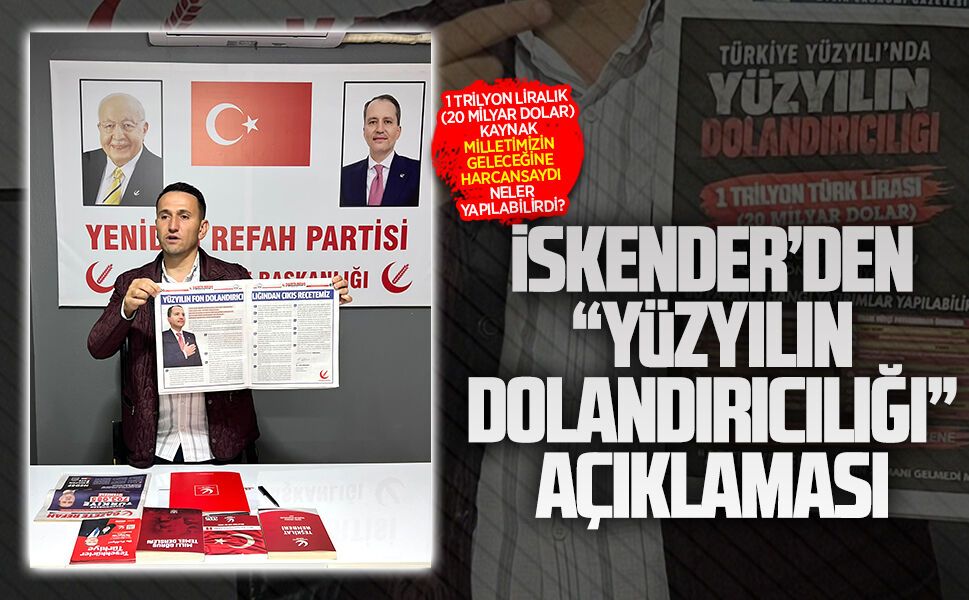 Hakkı İskender’den “Yüzyılın Fon Dolandırıcılığı” açıklaması