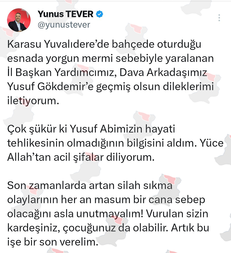 Yusuf Gökdemir Yorgun Mermiyle Vuruldu F1