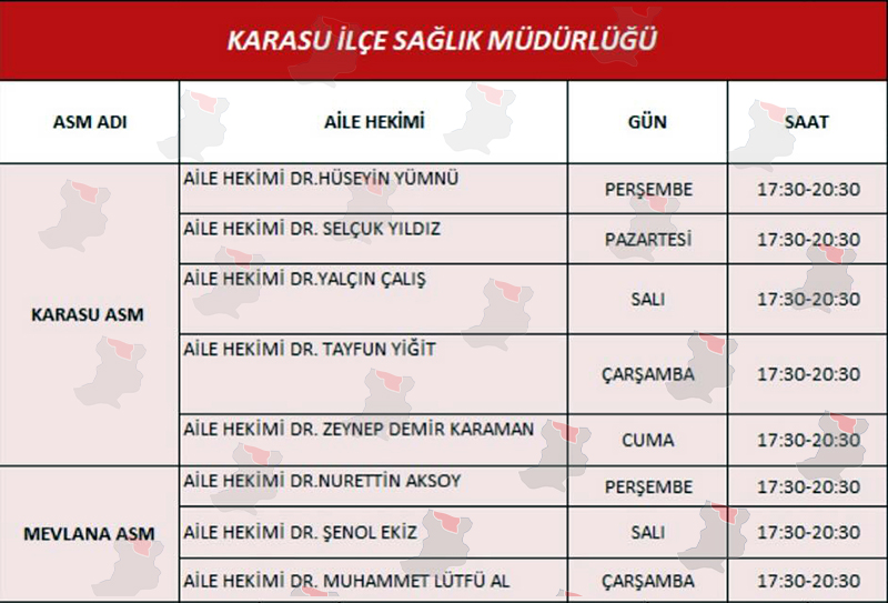 Asm Mesai Dışı Muayene F1