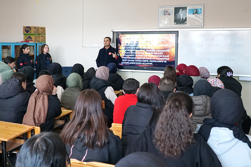 Karasu İmam Anadolu Hatip Lisesi Yangın Tatbikatı F6