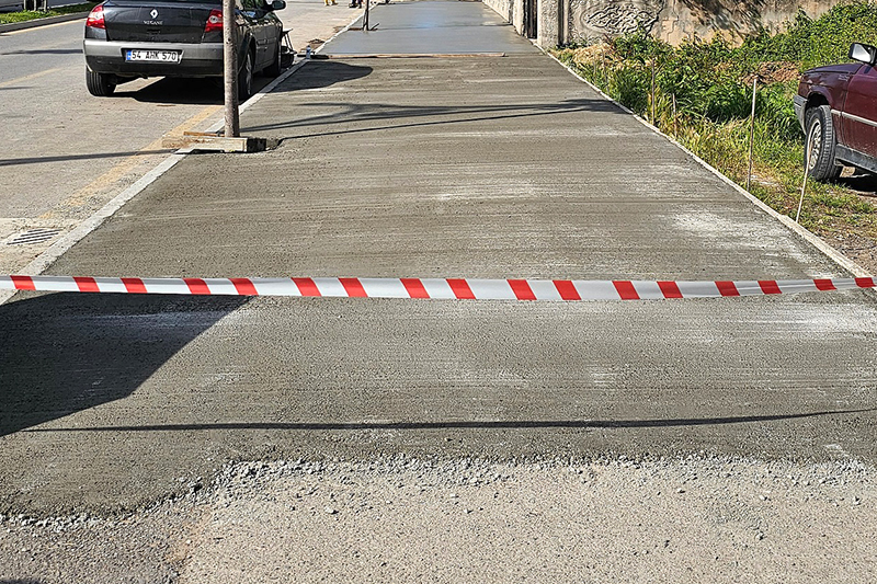 Ishak Sarı Mimar Sinan Caddesi Kaldırım Çalışması F3
