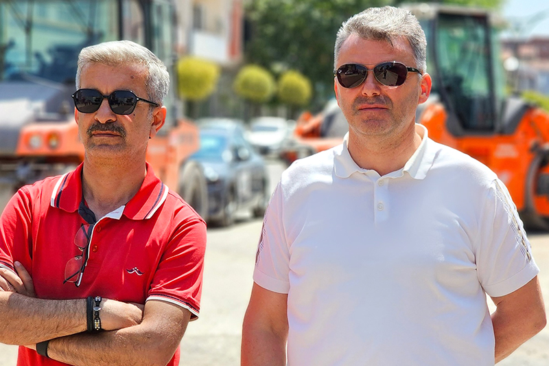 Istiklal Caddesi Asfalt Serimi Öncesi Çalışma F2