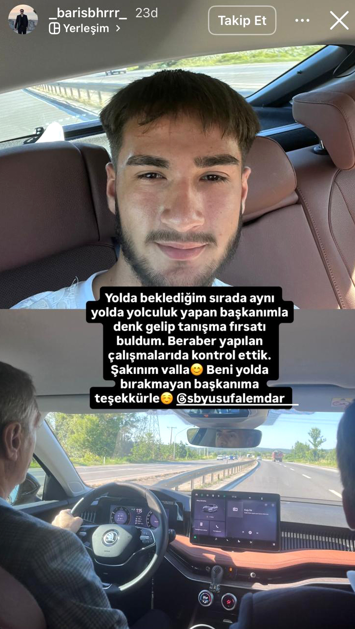 Başkan Yusuf Alemdar Otostop Genci Aracına Aldı F1