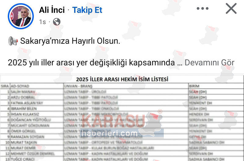 Sağlık Personeli Atamaları F1