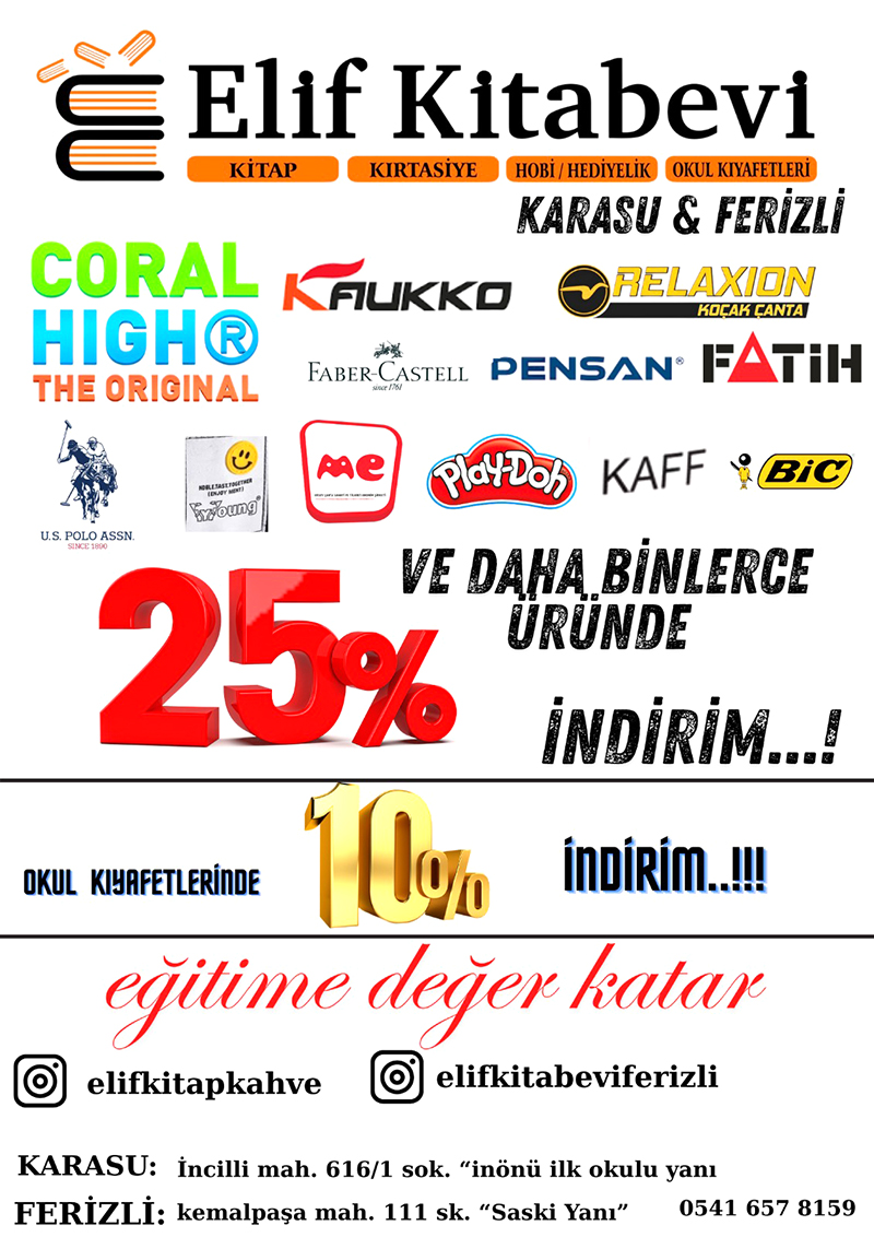Elif Kitabevi Kampanya F2