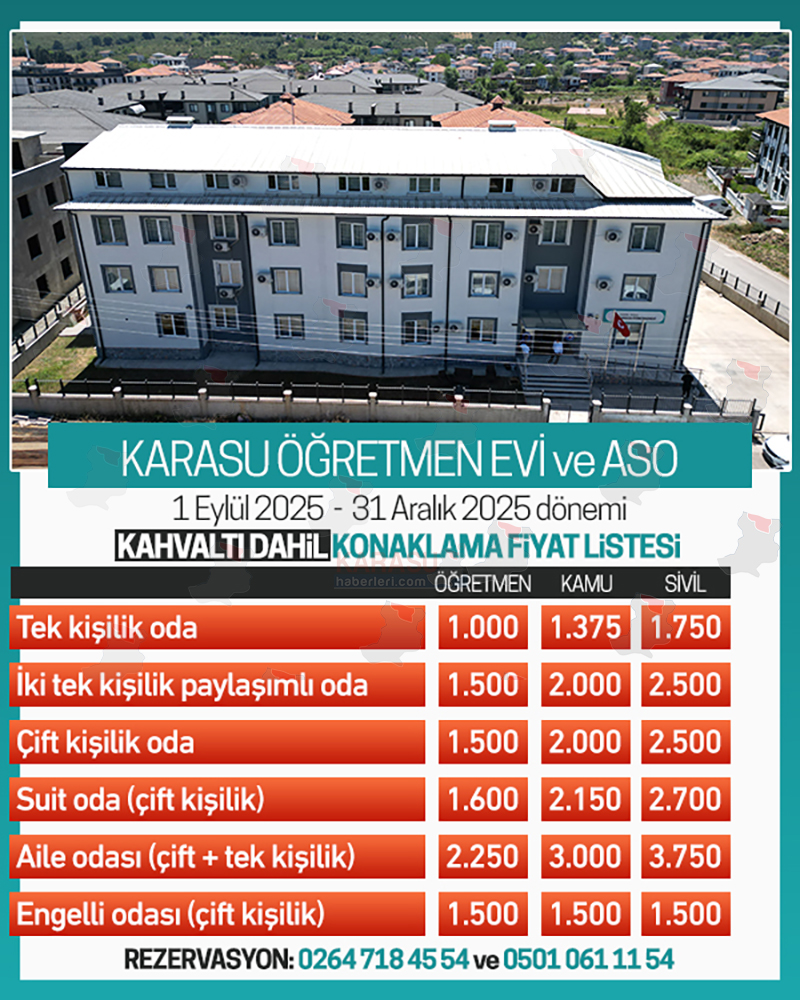 Karasu Öğretmenevi Fiyat 1