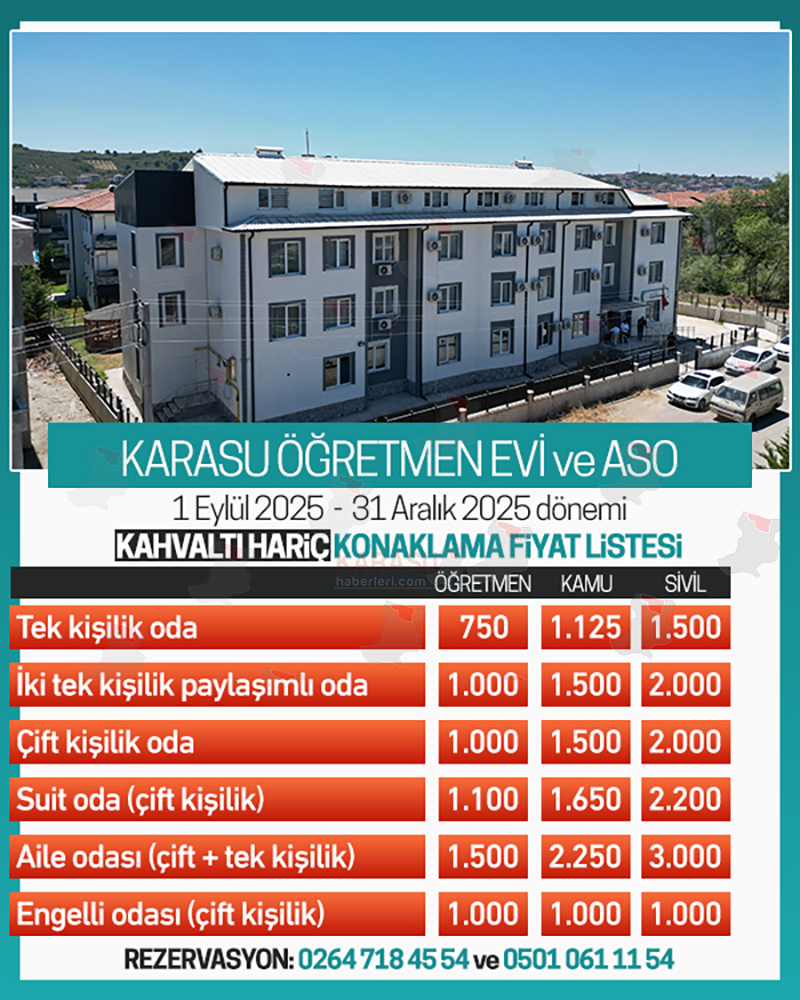 Karasu Öğretmenevi Fiyat 2