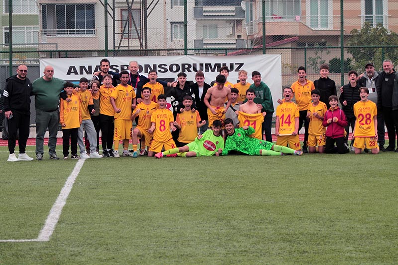 Maç Sonunda U 15 Takımımızda Büyük Sevinç Vardı