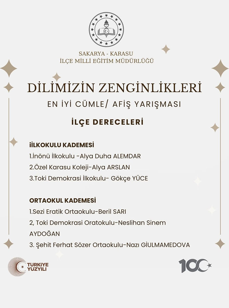 @Tcmeb @Y Tekin @Sakaryavaliligi @Sakaryailmilliegitimmudurlugu @Coskunbakirtas @Ensicifurkan