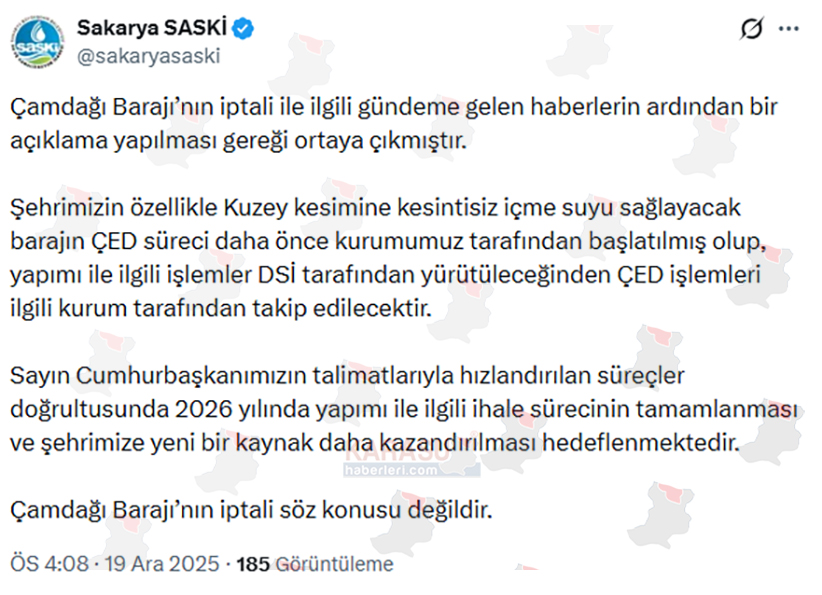 Çamdağı Barajı Çed Iptali F3
