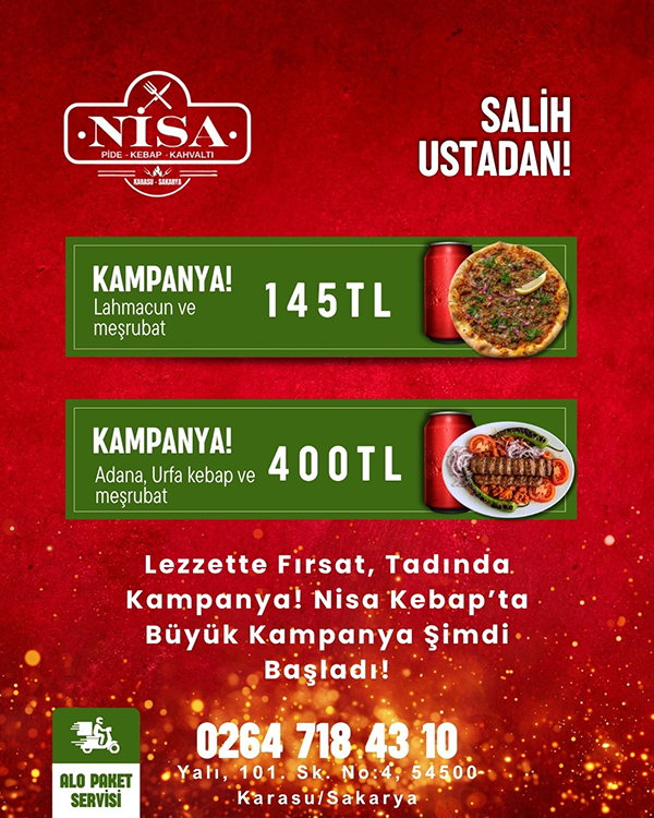 Karasu Nisa Kebap Kampanya F01