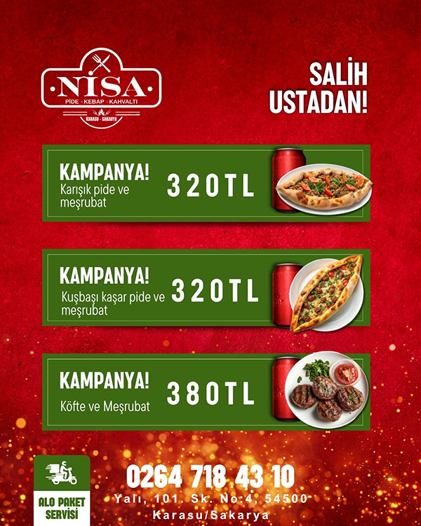 Karasu Nisa Kebap Kampanya F02