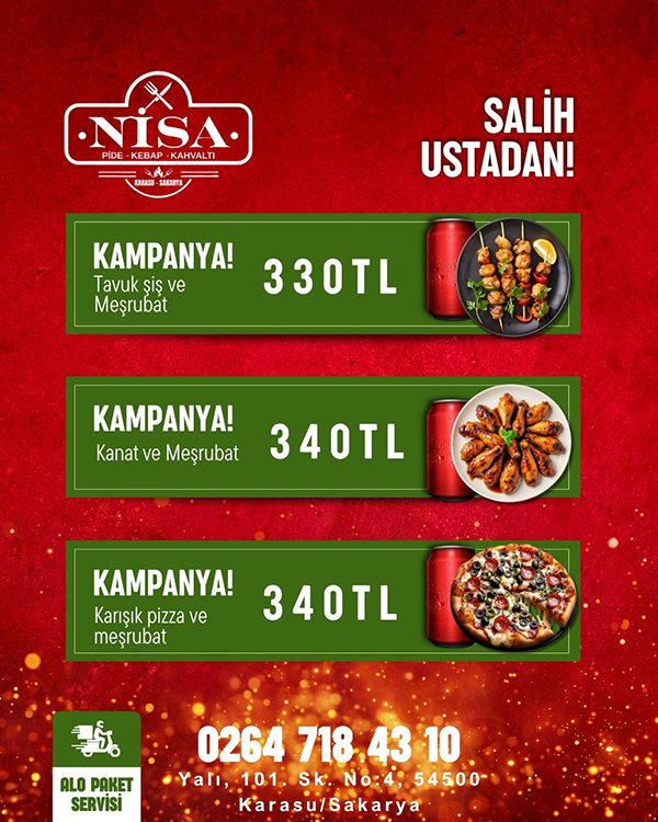 Karasu Nisa Kebap Kampanya F03