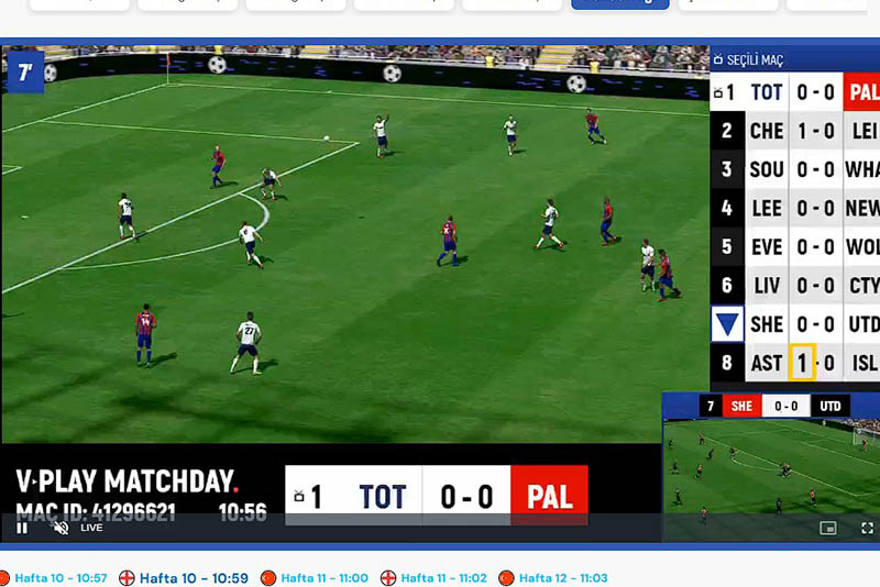 Milli Piyango Resmi Sitesinde Gerçekte Olmayan Maça Sanal Kumar