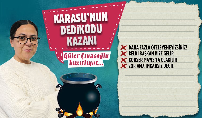 Karasu’nun dedikodu kazanı