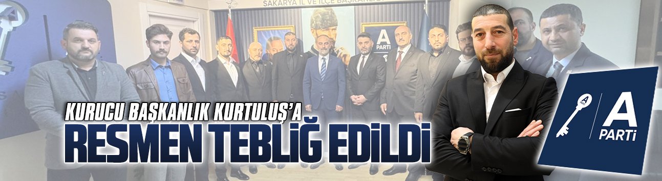 Anahtar Parti Karasu’da kurucu başkan Eser Kurtuluş