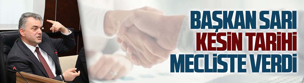 İshak Sarı, arsa takasıyla alakalı net tarih verdi