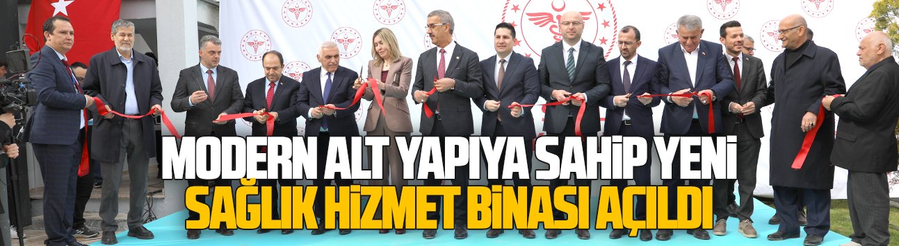 Karasu 2 No’lu ASM binasının açılış törenine yoğun katılım